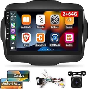 2G 64G Radio De Coche Android 13 Para Jeep Renegade 2015 2020