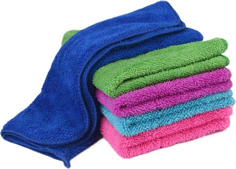 Amazon Zeltauto Microfiber Cleaning Cloths 5 Pack 12 X 16 Inch