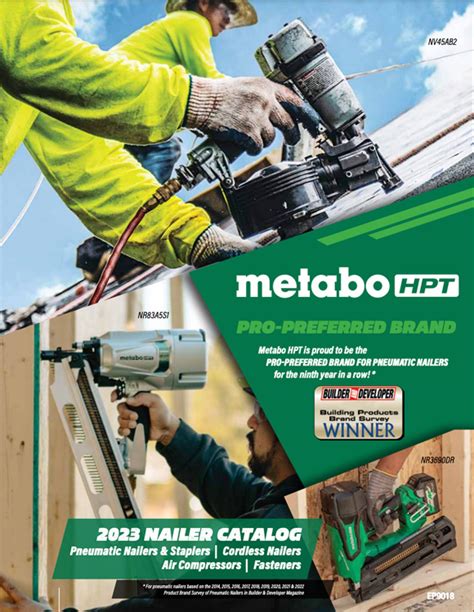 Catalogs And Literature Metabo Hpt