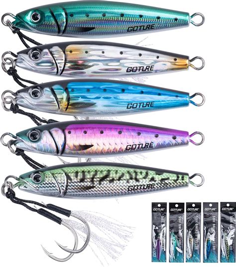 Goture Fishing Jigs Saltwater 60g80g100g150g Vertical