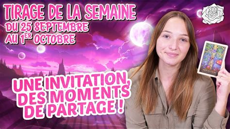 Une Invitation Des Moments De Partage Semaine Du Septembre Au