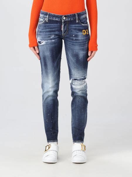 DSQUARED2: jeans for woman - Denim | Dsquared2 jeans S72LB0567S30664 ...