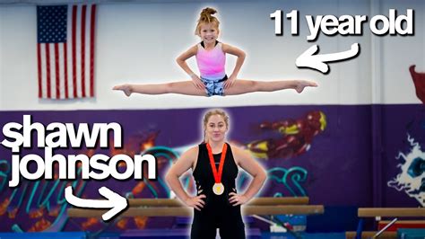 Kid Vs Adult All Star Gymnastics Challenge Ft Shawn Johnson Youtube