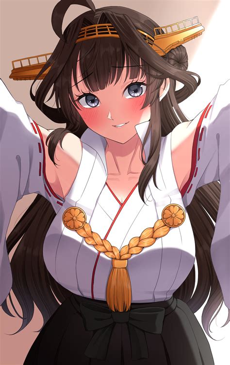 Kongou And Kongou Kai Ni Kantai Collection Drawn By Yomogidango