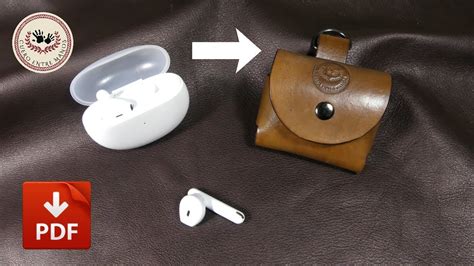 ESTUCHE AURICULARES En Cuero PDF Descargable Artesania Y Sin Coser