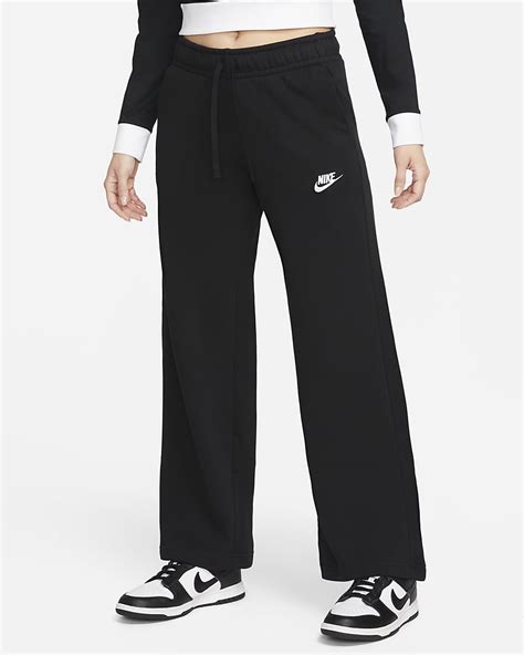 Nike Sportswear Club Fleece Women S Mid Rise Wide Leg Tracksuit Bottoms