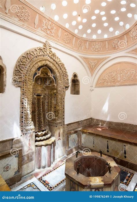 Interior Of The Hammam Of The Historic Beiteddine Palace In Lebanon