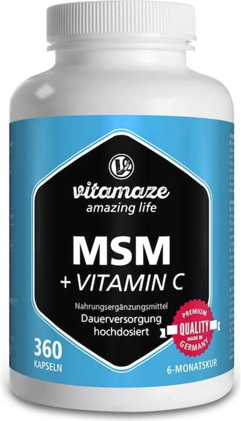 Msm Capsules Vitamaze Vitalabo Online Shop Europe