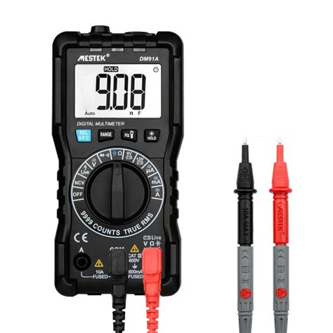 Mestek Dm A Counts Mini Multimeter Digital Multimeter Auto Range