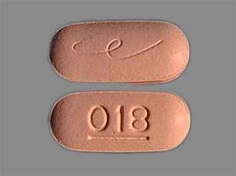 E 018 Pill Orange Oval 17mm Pill Identifier