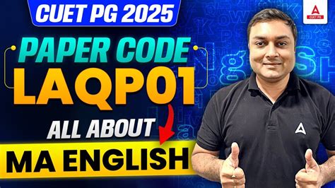 All About Cuet Pg Ma English Laqp Youtube