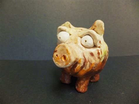 5 6 Clay Pigs Students Combined Pinch Pots To Create Pigs And Other