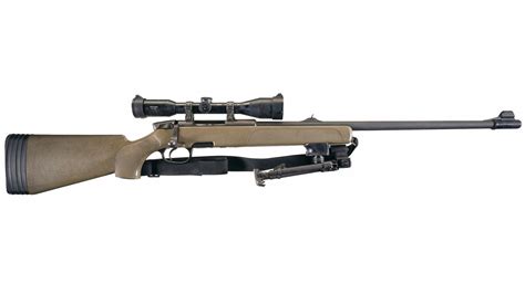 Steyr Ssg69 Bolt Action Rifle With Swarovski Scope Rock Island Auction