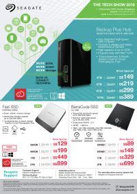 Seagate External Drives SSD Brochures From The Tech Show 2018