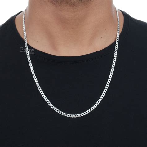 Corrente De Prata Pura 925 Masculina 60cm Grumet 4mm Maciça Shopee Brasil