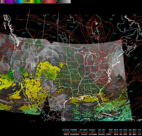 Rapidly Intensifying Mid Latitude Cyclone Off The East Coast Of The Us