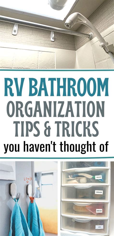 Ultimate List Of 17 RV Bathroom Storage Ideas Rv Bathroom Camper