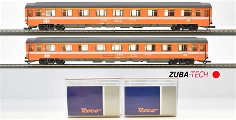 Roco 2x Eurofima Personenwagen 1 Kl SBB H0 GS Ohne OVP Kaufen Auf Ricardo