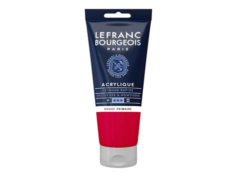 Lefranc Bourgeois Peinture Acrylique Rouge Primaire Ml Pas