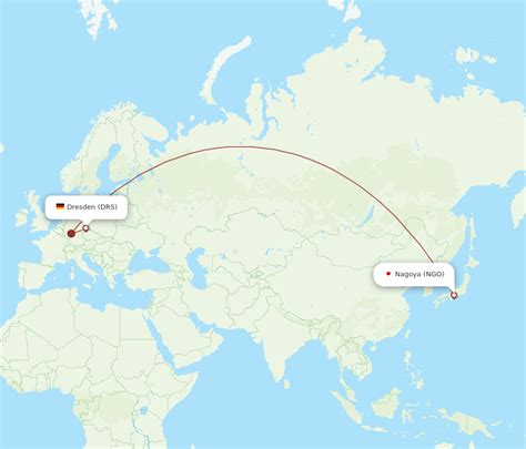 Flights From Nagoya To Dresden Ngo To Drs Flight Routes