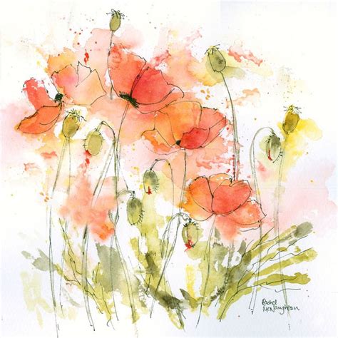 Rachel Mcnaughton Advocate Art Flower Art Painting Watercolor