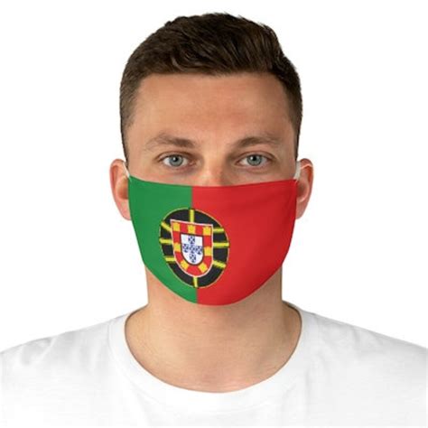 Portuguese Flag Face Mask Portugal Face Mask Reusable Etsy