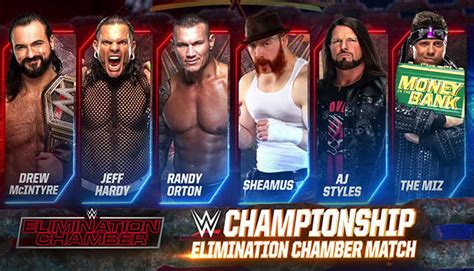 Updated Card For Wwe Elimination Chamber 411mania