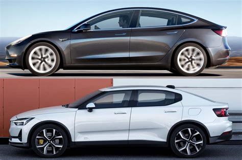 Tesla Model 3 Vs Polestar 2 How The Two Electric Cars Compare