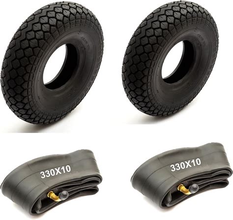 X Tyre Innertube X Black Diamond Block Tread Mobility Scooter