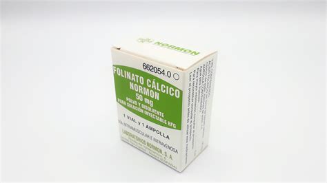 Folinato Calcico Normon Efg Mg Vial Polvo Para Solucion Inyectable