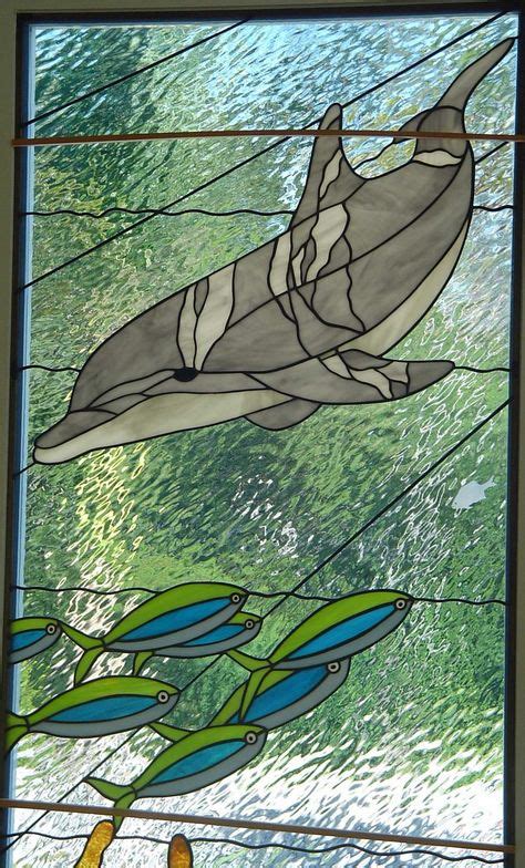 38 Stained Glass Dolphins Ideas Stained Glass Stained Glass Patterns Mosaic Glass