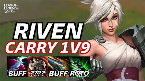 Riven EstÁ En Su Prime En Wild Rift 💀 Nueva Build Super Rota Para El