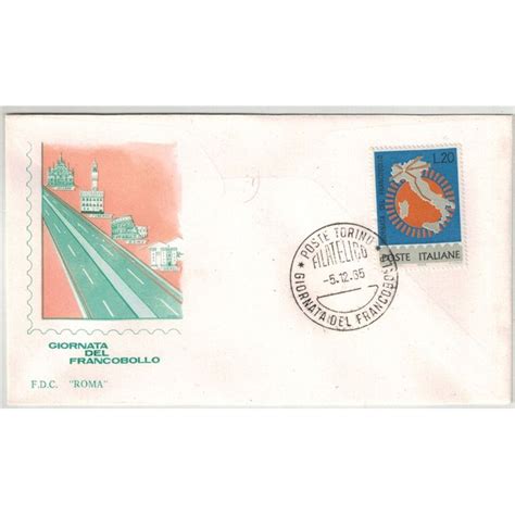 ITALIA 1965 FDC Roma Giornata Del Francobollo