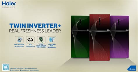 Haier Twin Inverter + Real Freshness Leader