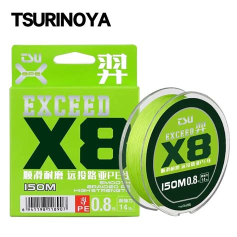 Braid Line Tsurinoya M Smooth High Strength Weaves Pe Fishing Line