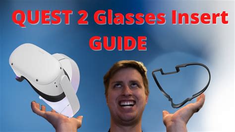 Glasses Insert On The Quest 2 Super Simple Guide Youtube