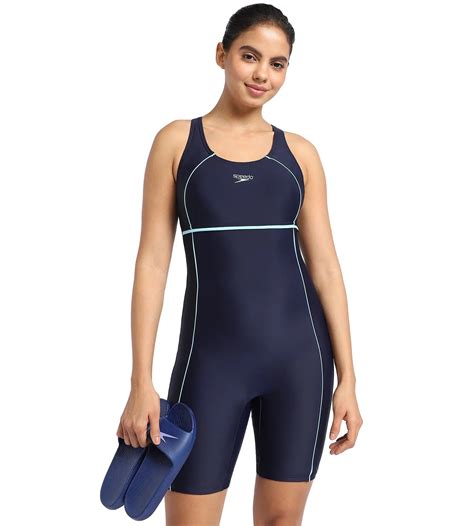 Buy Speedo Classic Reacerback Legsuit Truenavy Marine Blue Swimwear Online Speedo India