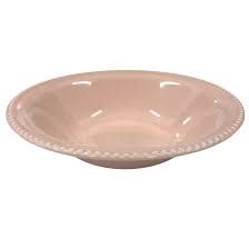 Prato Fundo 21cm Perla Rose Nude Oxford Bem Me Quer Decor