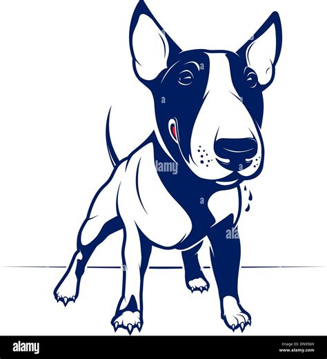 Bull Terrier Vector Hi Res Stock Photography And Images Alamy