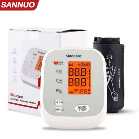 Sinocare Blood Pressure Monitor Upper Arm Tensiometer Automatic Digital