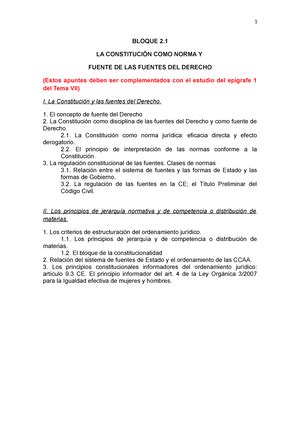 Epígrafe 4 del Bloque 1 1 EL Proceso Constituyente EL PROCESO