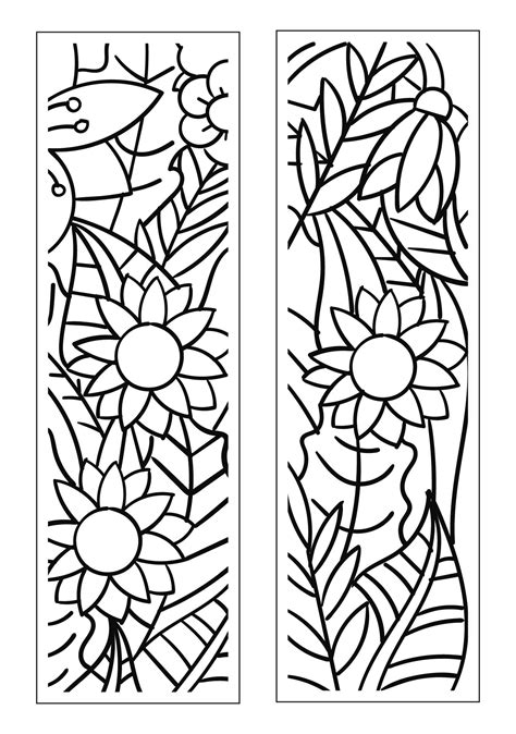 Zentangle Bookmarks 10 Free Pdf Printables Printablee