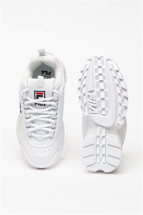 Fila Pantofi Sport Din Piele Ecologica Disruptor Alb Eu Emag Ro