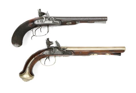 Bonhams A Fine 28 Bore D B Flintlock Pistol