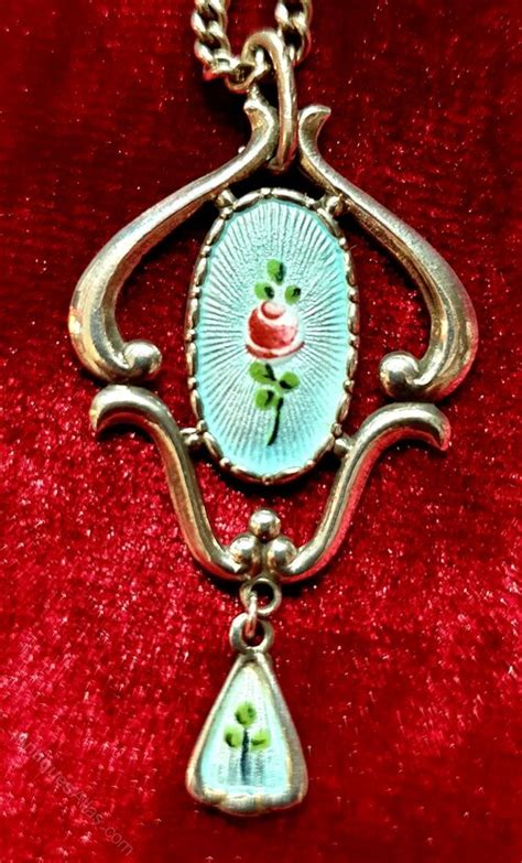 Antiques Atlas Charles Horner Silver Enamel Pendant