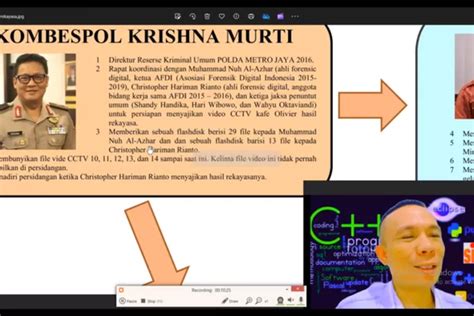 Terkini Rismon Sianipar Tunjukan Keterlibatan Krishna Murti Dalam