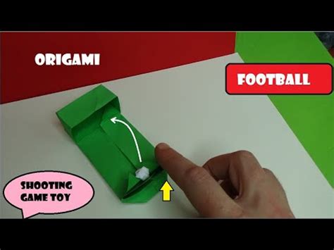 Origami Paper Football Shooting Game Mini Toy Paper Mini Football