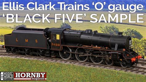 HM193 Ellis Clark Trains O Gauge LMS Stanier Black Five Running