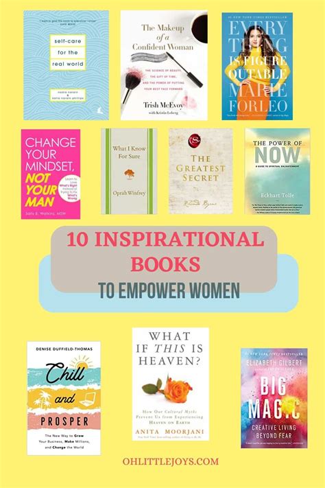 10 Inspirational Books For Women - Oh Little Joys