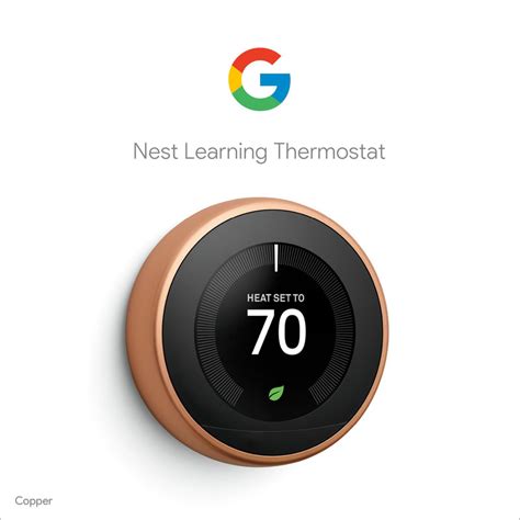 Nest Smart Learning Thermostat Copper T3031EX Toolstation